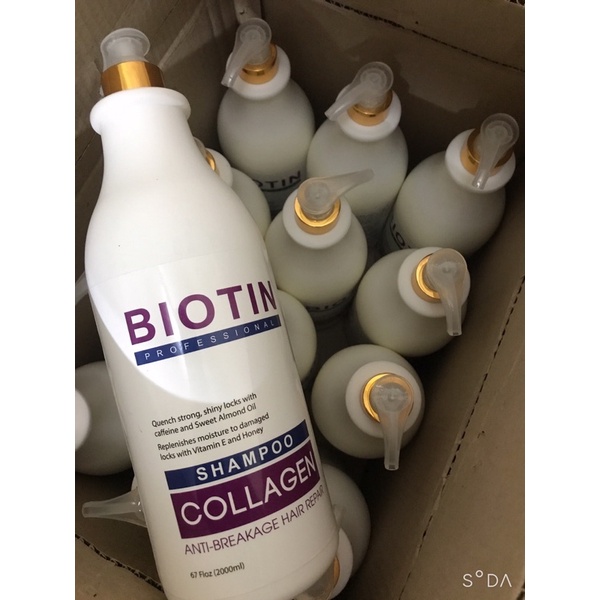 Dầu gội xả Biotin colagen 4000ml/2chai