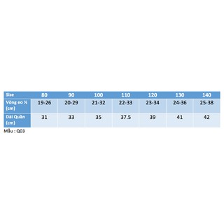 Quần short bé trai Q03