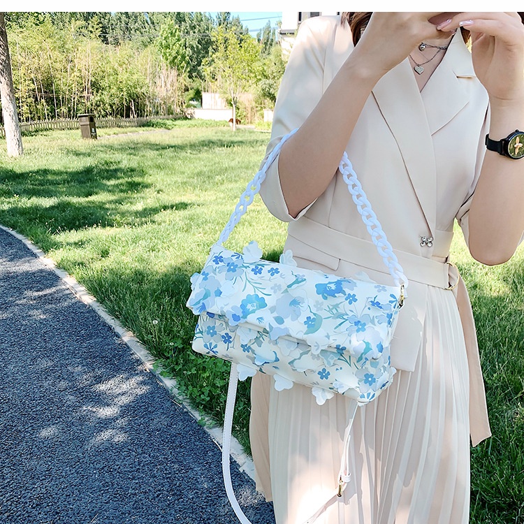 Túi Đeo Vai/Xách Tay In Hoa Thời Trang Cho Nữ