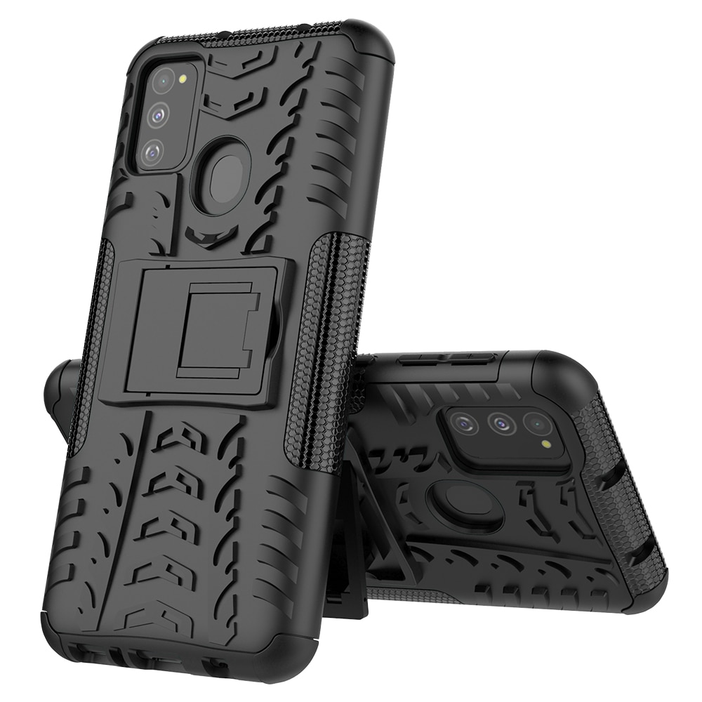 for Samsung Galaxy M30S Case Cover Armor Rugged Dual Layer Shockproof Stand Hard Silicone Phone Case Samsung M 30S