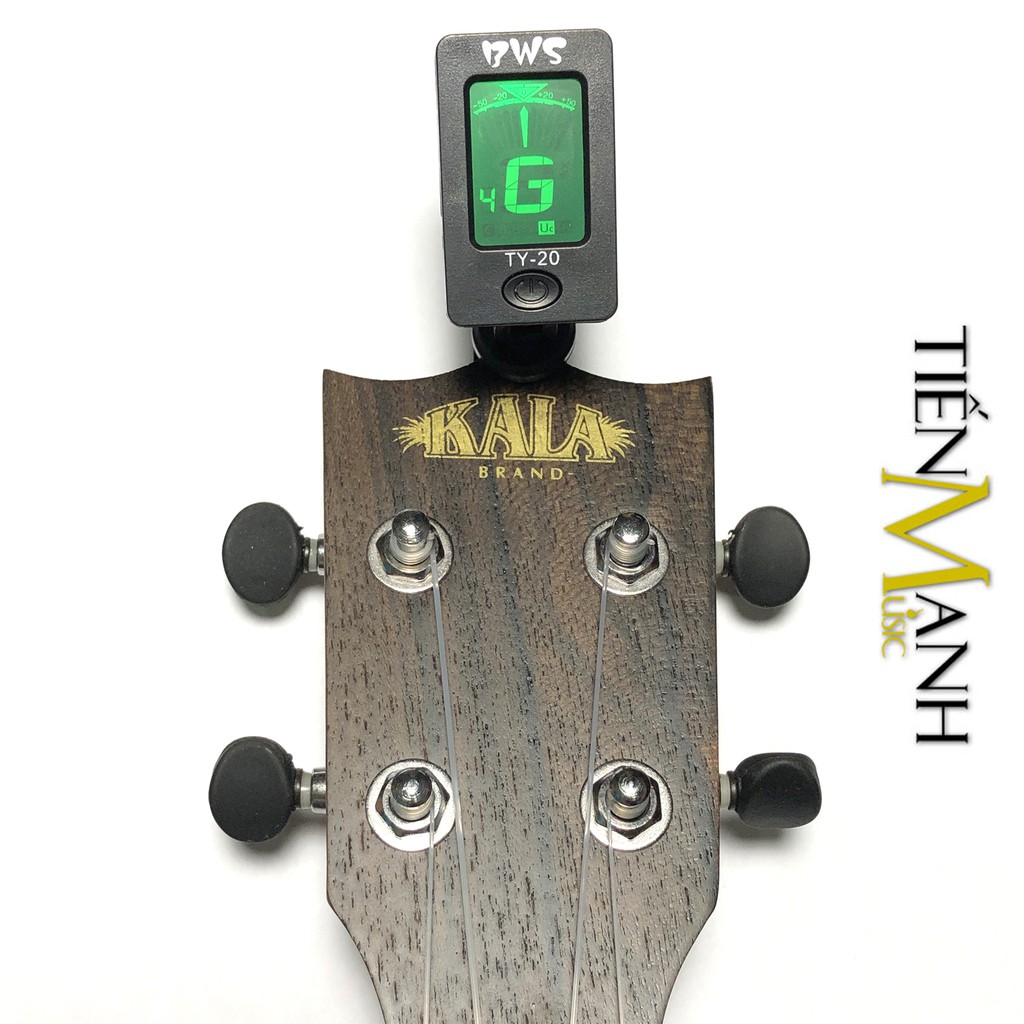 Máy lên dây Đàn Guitar, Ukulele, Violin Tuner BWS TY-20 Chỉnh âm Bass, Chromatic Tuning Ghi-ta Acoustic, Classic TY20