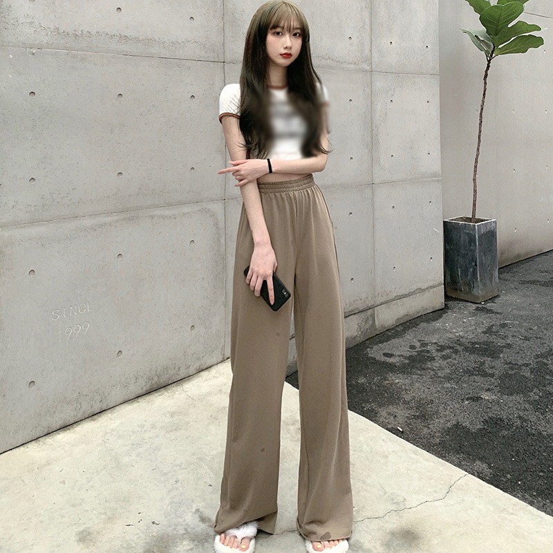 Quần Dài Ống Rộng Phong Cách Hàn Quốc Trẻ Trung Dành Cho Nữ