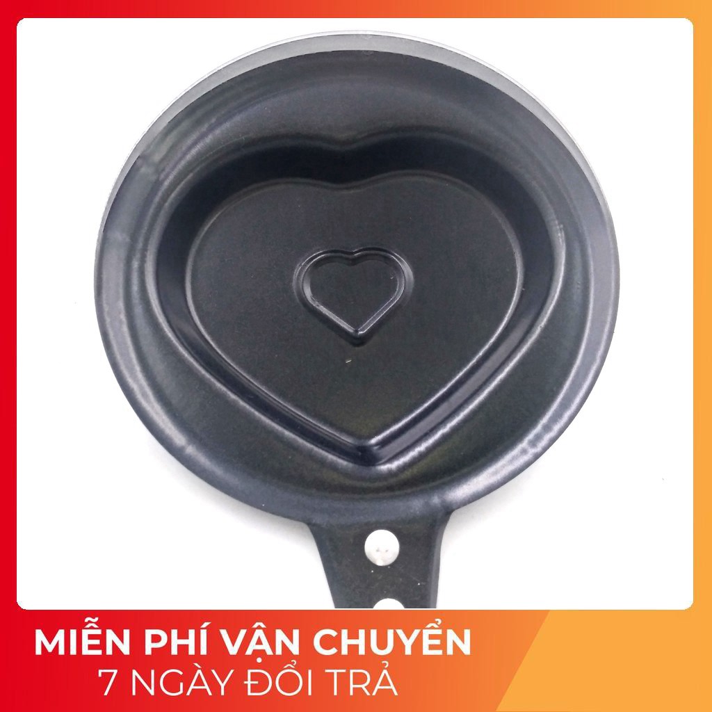 (sale giá sốc) Combo 2 chảo chiên trứng ốp la hình trái tim lãng mãn