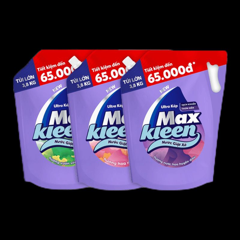 NƯỚC GIẶT MAXKLEEN 2 TRONG 3.8KG
