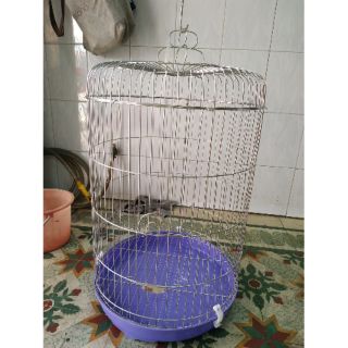 Lồng cao inox nuôi khướu, mi, sáo,vẹt