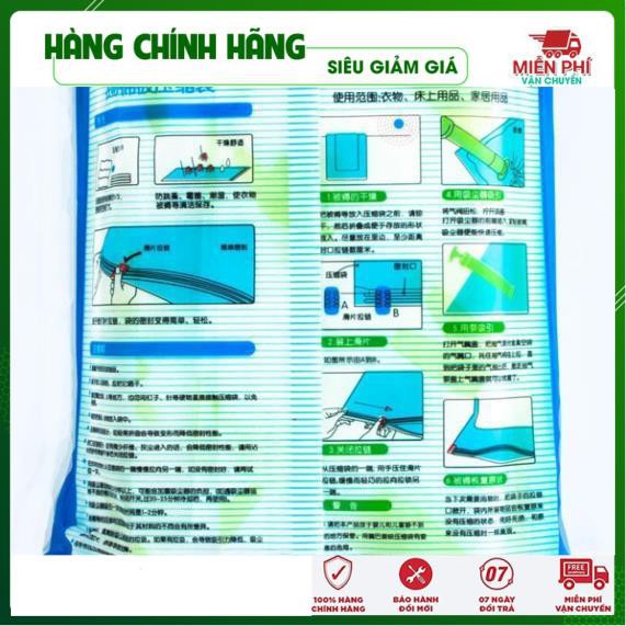 Sét 8 túi hút chân không kèm bơm điện Wenbo cất chăn màn quần áo - Gia Dụng Thông Minh