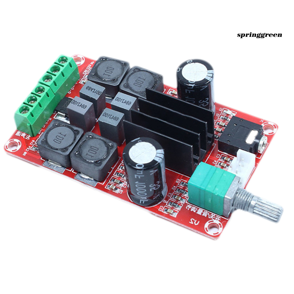 SPRIN XH-M189 Power Amplifier 2-channel Stereo High Resolution DC 24V TPA3116D2 Audio Digital Amplifier Board for Subwoofer