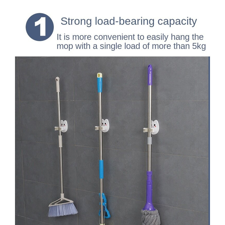 Móc Treo Cây Lau Nhà Gắn Tường Đa Năng Tiện Dụng