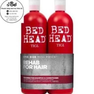 Haduyxyz - bộ xả gội tigi đỏ đức