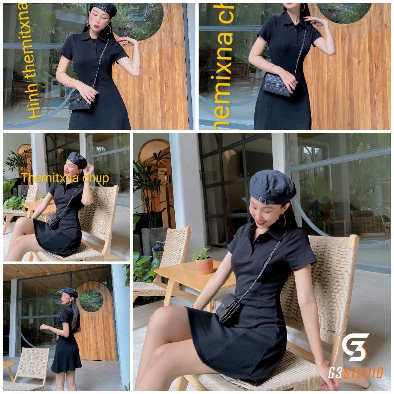 Đầm thun ôm 100% cotton body co giãn - ảnh thật mẫu Shop chụp | BigBuy360 - bigbuy360.vn