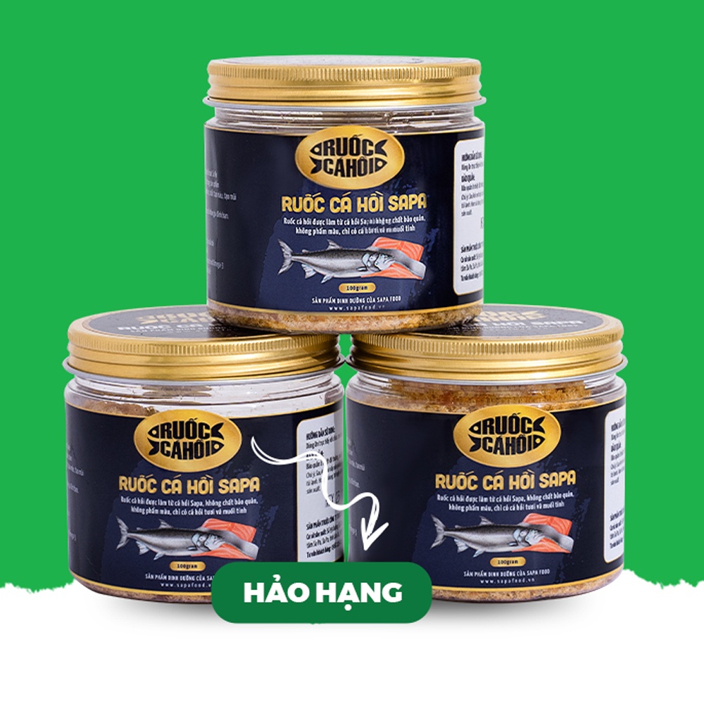 Ruốc cá hồi Sapa (hộp 100gram) - Hương vị thơm ngon tuyệt hảo của Sapa Food Vietnam | BigBuy360 - bigbuy360.vn