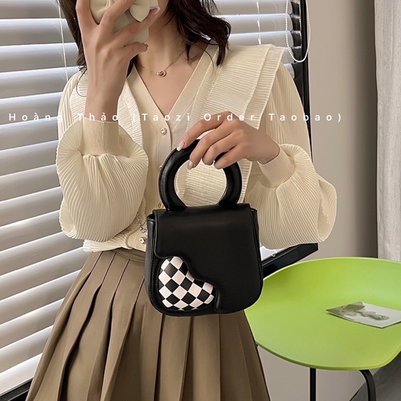 Túi đeo chéo trái tim quai xách mini chất đẹp siêu hot ✅