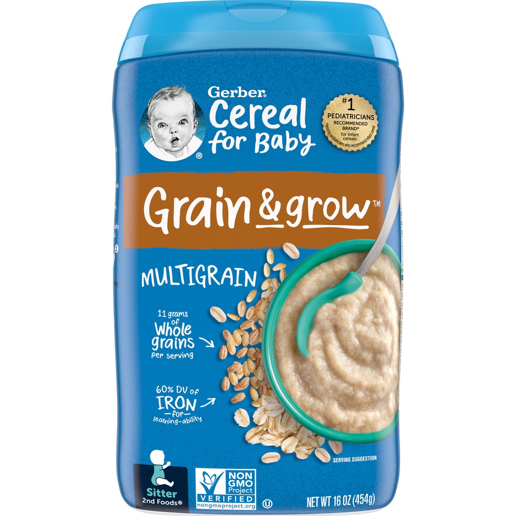 Bột ăn dặm Gerber vị ngũ cốc 227g