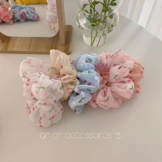 Cột tóc scrunchie hoa 🎀🎀🎀