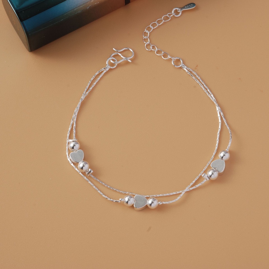 Bộ lắc tay lắc chân thời trang nữ bạc s925 - LTC39