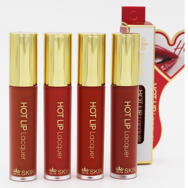Son Kem Lì Hot Lip Lacquer Zelyn Skin