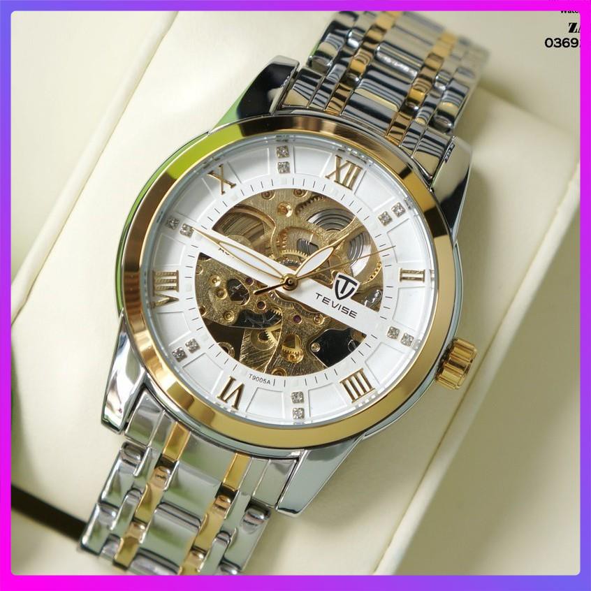 Đồng hồ cơ nam Tevise với máy cơ lộ full 2 mặt nhìn cực đẳng cấp với khả năng tích cot lâu ấn tượng [ Đồng Hồ Cơ ] | BigBuy360 - bigbuy360.vn