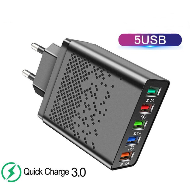 Bộ SạC NguồN ĐiệN IOR 5 CổNg 48W 3 1A PhíCh CắM EU US