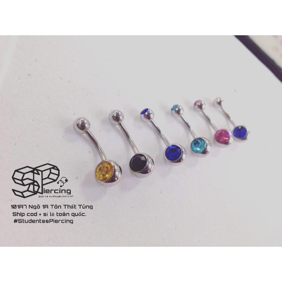 1 CHIẾC KHUYÊN RỐN CƠ BẢN - STUDENTSS PIERCING-GIÁ THEO CHIẾC