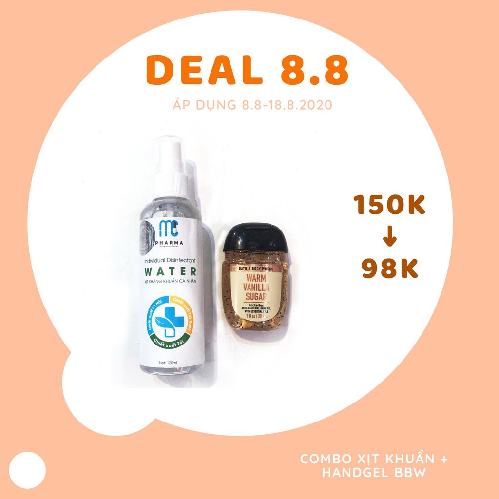 Gel Rửa Tay Khô Bath &amp; Body Works Hand Gel 29ml