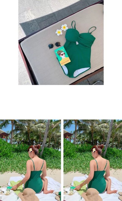 Bộ bơi liền cup ngang (hồng, vàng, xanh, đen) | BigBuy360 - bigbuy360.vn