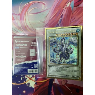 [Sleeve] 100 chiếc bọc bài khít trong suốt nhét bên Henwei cho thẻ Yugioh, Vanguard.