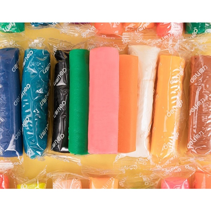 Đất nặn 24 màu Deli Chất liệu an toàn