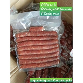 [500g] LẠP TÔM Lạp xưởng tươi Cai Lậy tại lò 90 % nạc, không chất bảo quản, mới ra lò