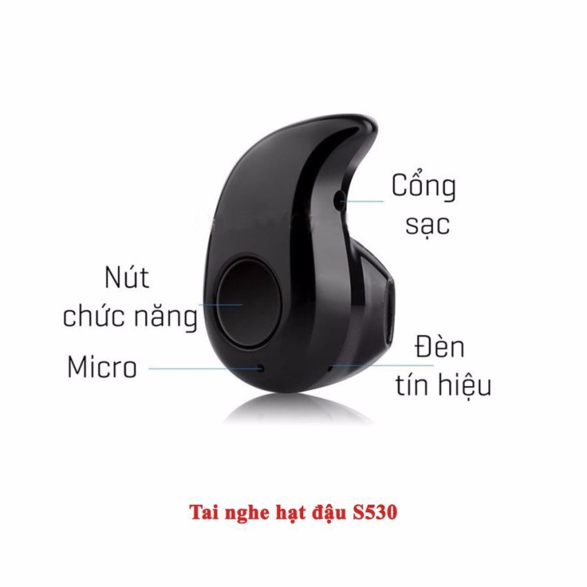 Tai Nghe Bluetooth Hình Hạt Đậu - Siêu Nhỏ Gọn - Mua nhiều ib nhé