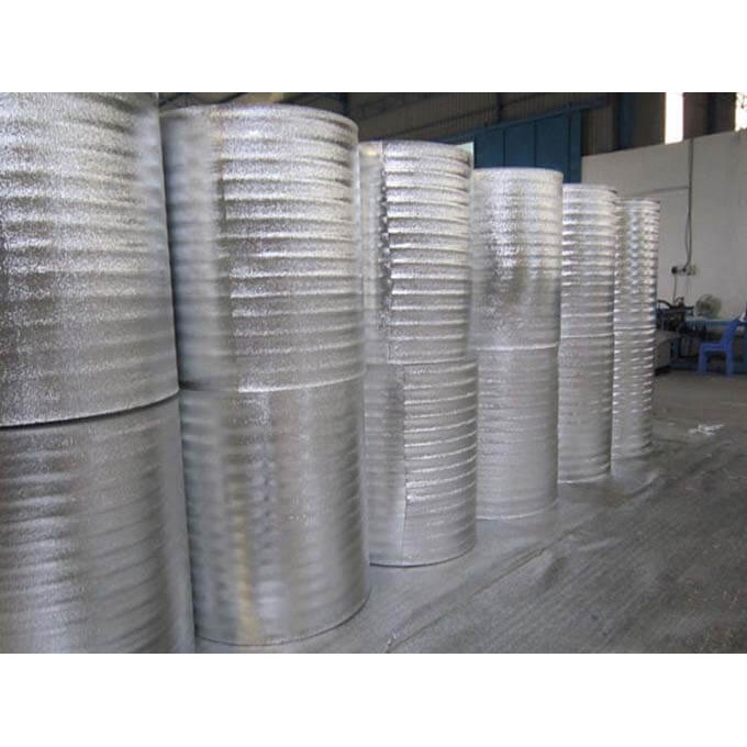 Tấm xốp bạc cách nhiệt chống nóng - xốp pe tráng bạc dày 5mm