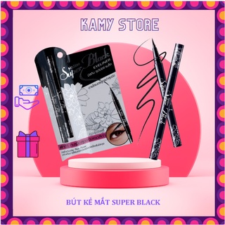 Kẻ mắt nước mistine siêu nét super black eyeliner thái lan chính hãng