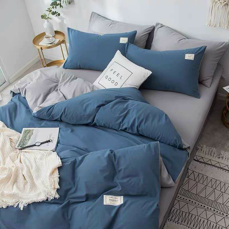 Bộ Vỏ Chăn Ga Gối Cotton TC (set 4 món)