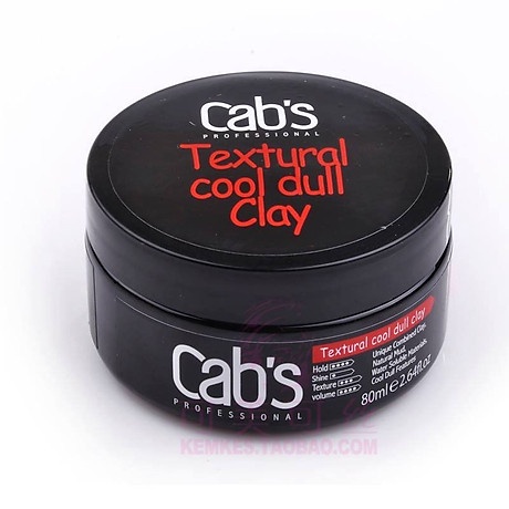 Sáp Vuốt Tóc Cabs Clay 80ml Sáp Đất Sét Dễ Tạo Kiểu Chất Sáp Cứng NHiều Dưỡng Độ Kết Dính Cao Dễ Vào Nếp Bestmypham