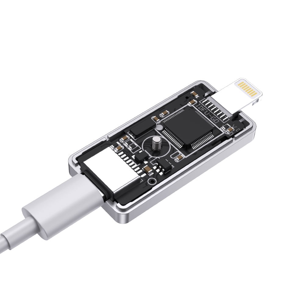 iDFU Go2 đầu nối kích hoạt iPh.one, iP.ad vào chế độ Restore Mode và DCSD đổi thông tin ổ cứng