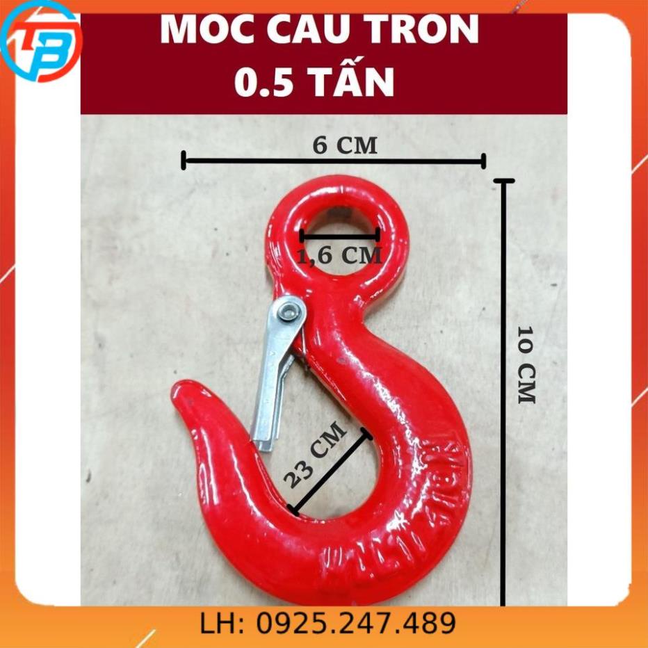 Móc cẩu tròn [ 0.5 tấn ] CÁP THÉP Thái Bình VinàN