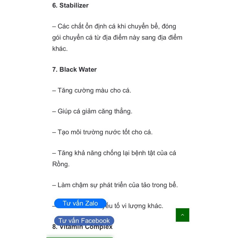 BỘ SẢN PHẨM DÀNH CHO CÁ RỒNG OCEAN FREE - SINGAPO - CHUYÊN DÀNH CHO CÁ CẢNH