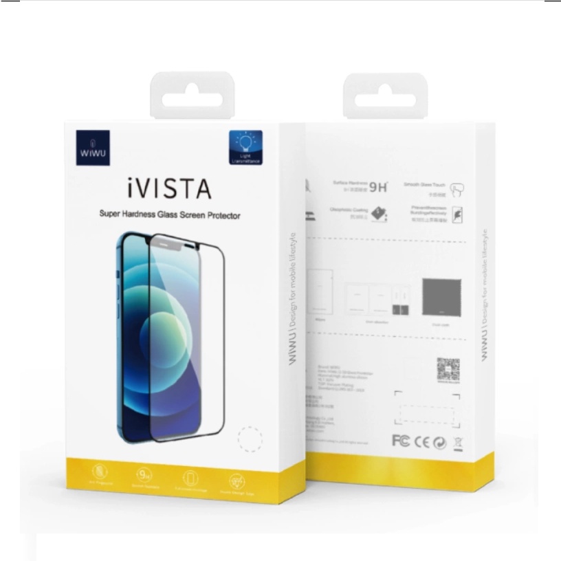 Miếng dán kính cường lực WIWU iVista Cho iPhone 11 / 11 Pro / 11 Pro Max / X / XR / Xs / Xs Max  - hàng nhập khẩu
