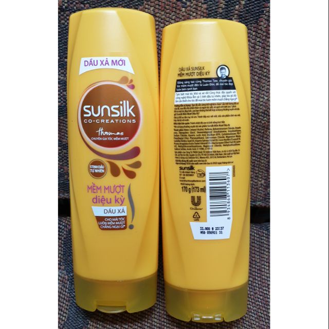 Dầu xả Sunsilk Keratin Smooth mềm mượt diệu kì 320g (325ml)