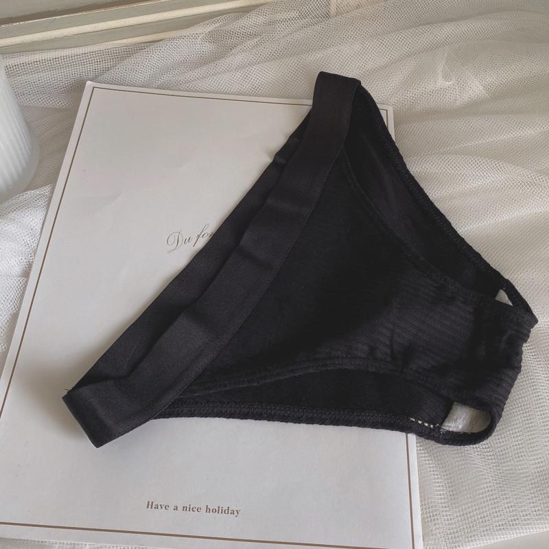 Quần Lót Cotton Lưng Thấp Thoáng Khí Phong Cách Nhật Bản Quyến Rũ Cho Nữ