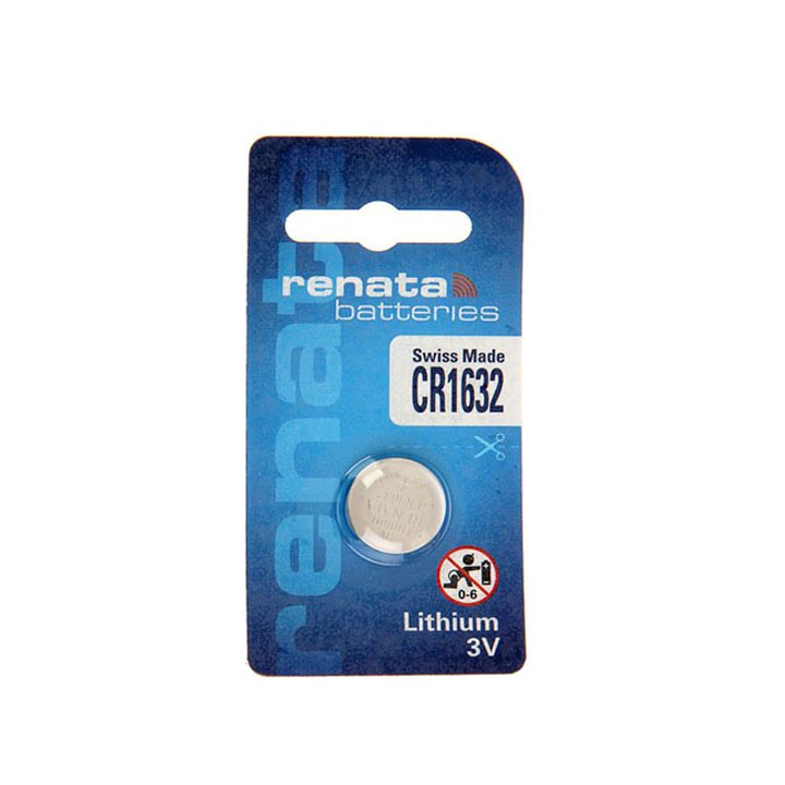 5 Pin Renata CR1632 lithium 3V chính hãng Renata Thụy Sĩ