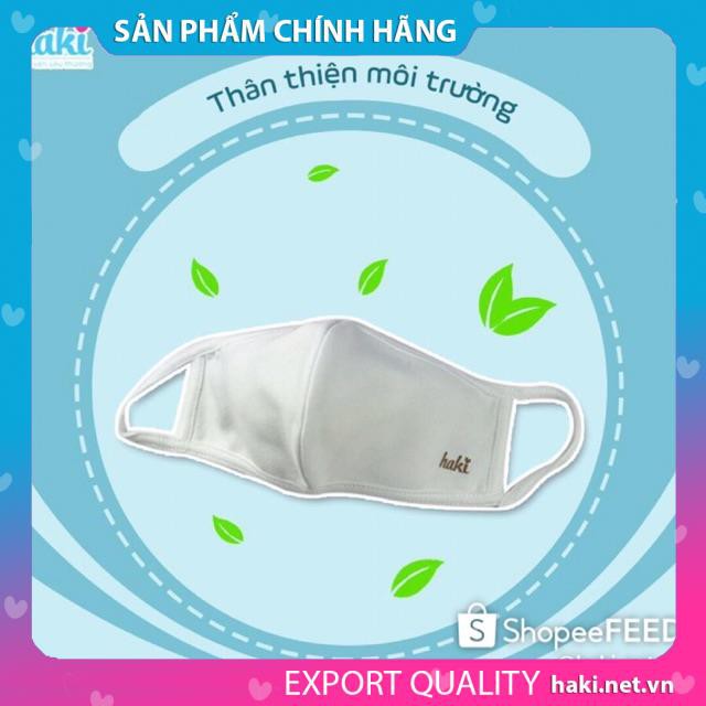 Khẩu trang vải kháng khuẩn Haki