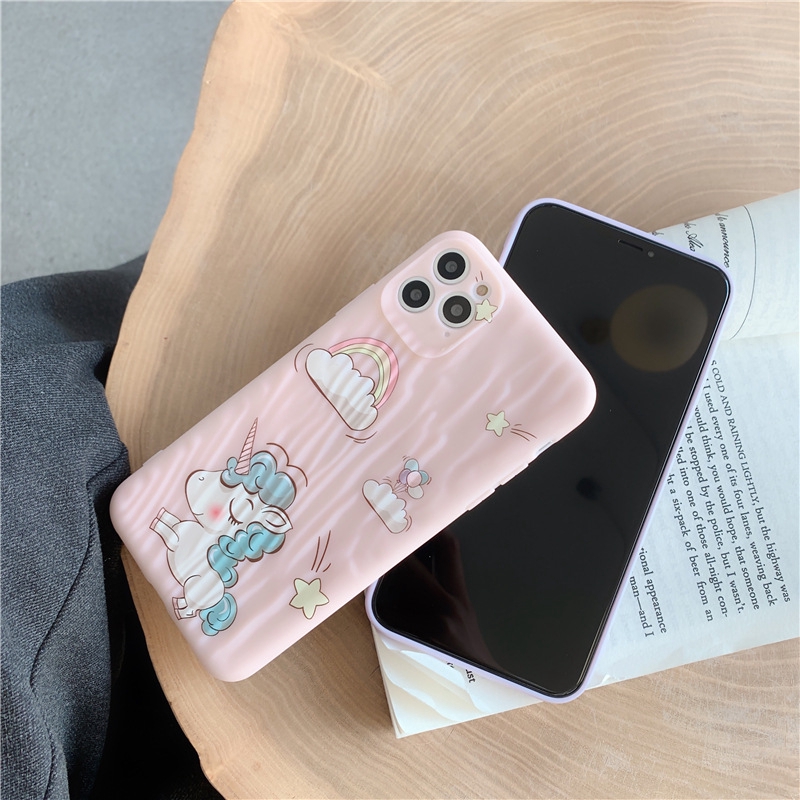 Ốp điện thoại silicon mềm họa tiết kì lân 3D dành cho IPhone 11 11pro max XSmax X XR 6 7 8 6Plus 8plus | BigBuy360 - bigbuy360.vn