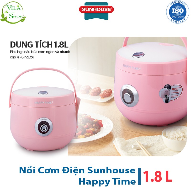 Nồi Cơm Điện, Nồi Cơm Đa Năng Happy Time HTD8521 - 1.8L, Nồi Cơm Điện Xuất Xứ Tại Việt Nam, Người Việt Tin Yêu Hàng Việt