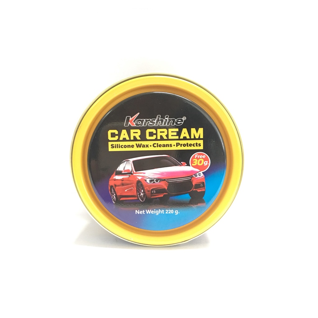 Lon 220g KARSHINE CAR CREAM Kem đánh bóng sơn, nhựa, đá, gỗ, kim loại