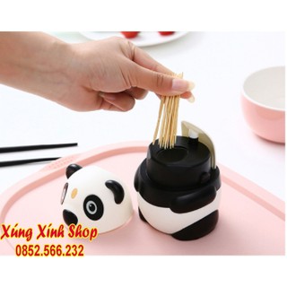 Lọ đựng tăm hình gấu Panda