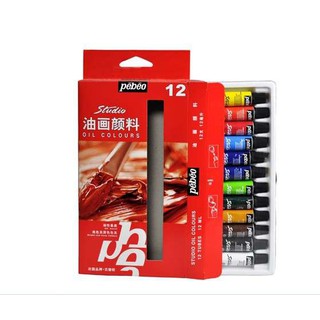 Sơn Dầu Oilcolor Pebeo Studio 12 Tuyp (Hộp Giấy 12ml)
