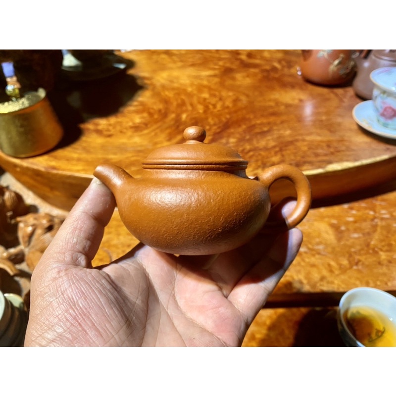 Ấm Tử Sa Phỏng Cổ Đất Ngư Tử Chu Nê-Nghệ Nhân Lưu Đào Nghi Hưng