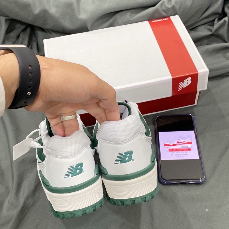 GIÀY N.B 550 NEW BA.LA.NCE 550 WHITE GREEN DA LỘN LAI AU CAO CẤP  [ FULL BOX + FREE SHIP] | BigBuy360 - bigbuy360.vn