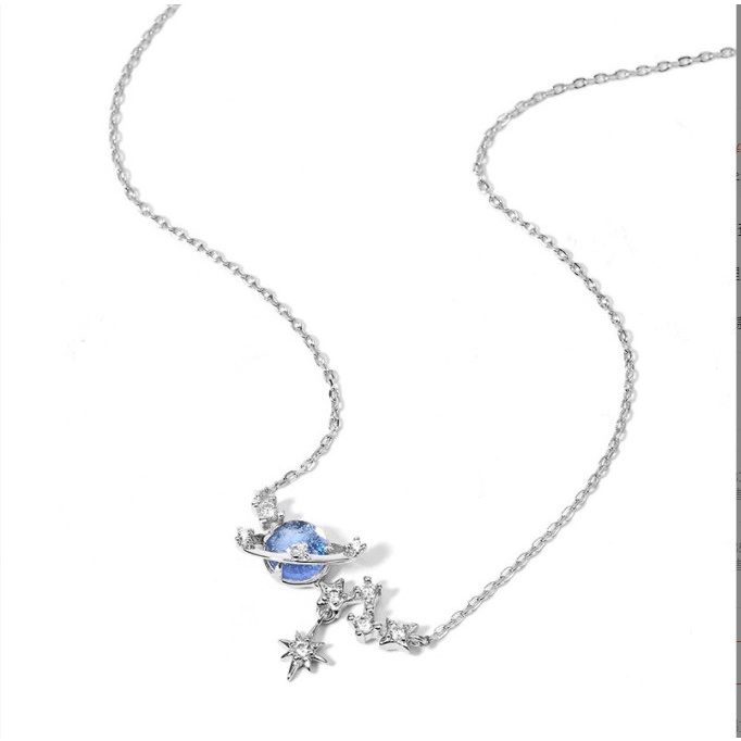 Dây chuyền nữ bạc 925 thiết kế hình trăng sao tinh tế đến từng chi tiết BAG U DCTRANGSAO35