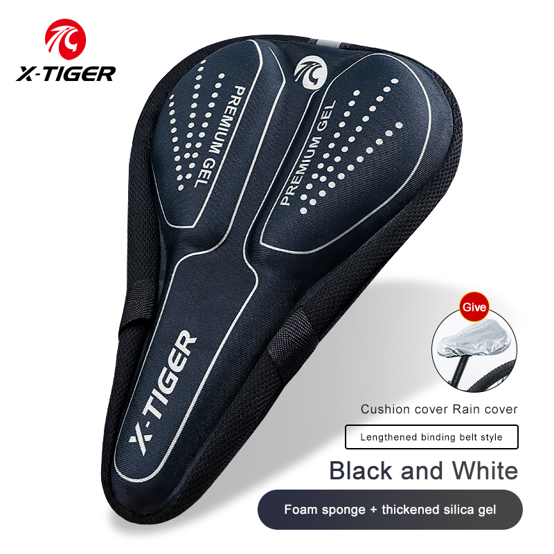 Đệm cao su gel dày X-TIGER thoải mái cho yên xe đạp chạy đường trường leo núi tiện lợi